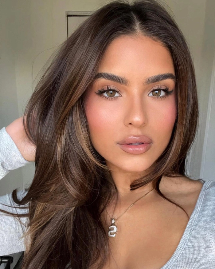 آرایش ملایم طبیعی (Natural Soft Glam Makeup)