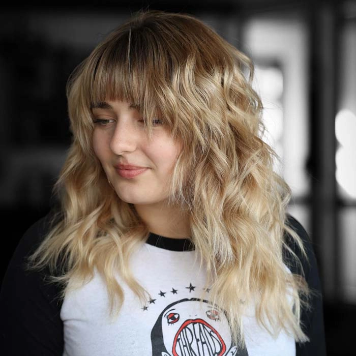 ولف کات بلوند (Blonde Wolf Cut)