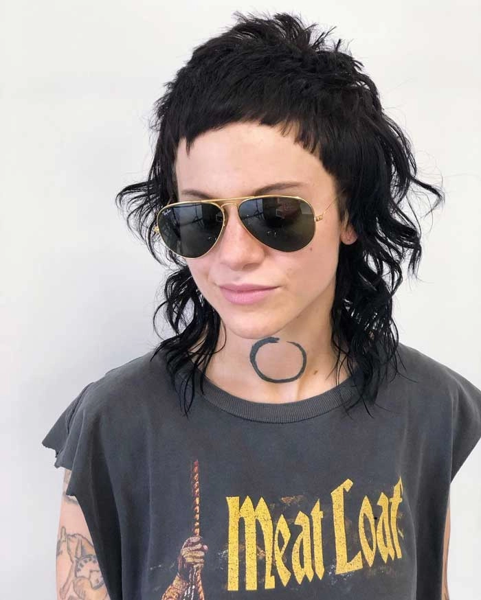 چتری میکرو مالتی (Micro Bangs Mullet)