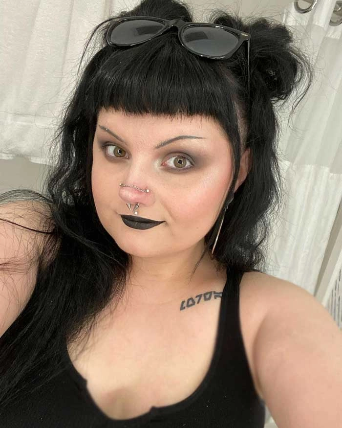 چتری میکرو برای صورت گرد (Micro Bangs Round Face)