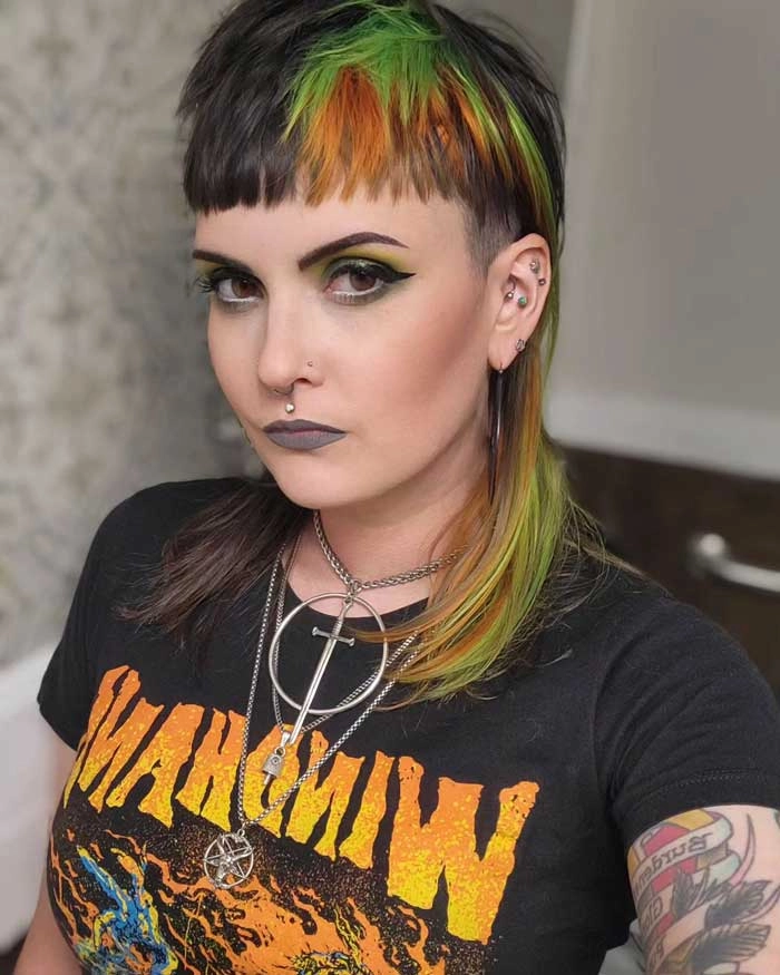 چتری میکرو گوتیک (Goth Micro Bangs)