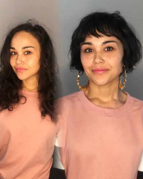 24. پیکسی موجدار بینظم (Mussed-Up Wavy Style)