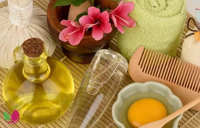 ماسک خانگی روغن زیتون و تخممرغ
