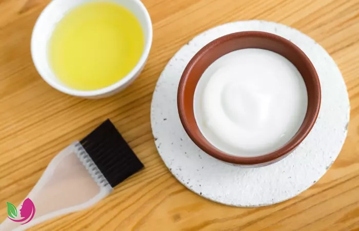 ماسک خانگی روغن زیتون و ماست